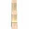 Ekena Millwork Saratoga Rough Sawn Timber Gable Bracket, Douglas Fir, 36"W x 21"H x 4"D x 4"F, 14/12 Pitch GBW036X21X0404SAR00RDF - alternate 4